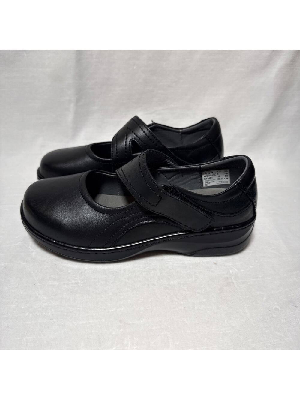 Propét Women's Golda Black Mary Jane Flats Shoes 7.5 (XX) 4E Wide NWOB